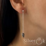 Сережки з Пером А-82061 - Зображення 2