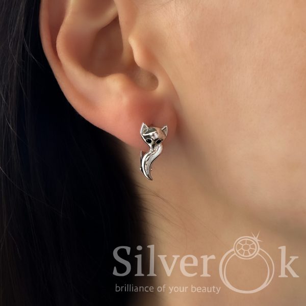 Сережки Лисички А-82523 - Зображення 2