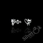 Сережки Кішки А-82820 (Родовані)