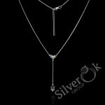 Патріотичне кольє А-86079 (Родоване)