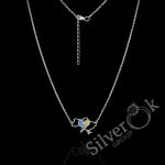 Патріотичне кольє А-86080 (Родоване)