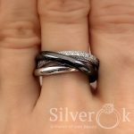 Каблучка Трініті з керамікою С1110 (Родована) - Зображення 2