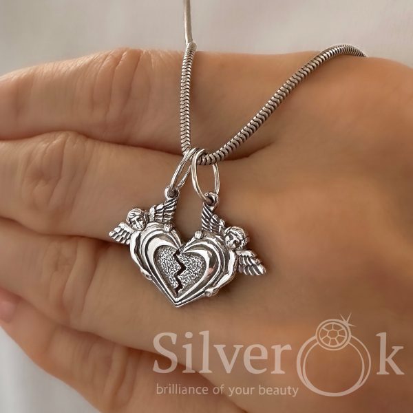 Підвіска Серце А-74295 (Родована) - Зображення 2