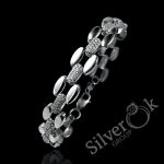 Браслет з фіанітами А-75189 (Родований)