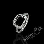 Стильна каблучка А-81143 (Родована)