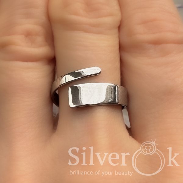 Стильна каблучка А-81716 (Родована) - Зображення 2