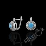 Круглі сережки А-82053 (Родовані)