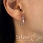 Перекручені сережки А-82886 (Родовані) - Зображення 2