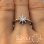 Каблучка Зірка А-81071 (Родована) - Зображення 2