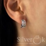 Сережки з колами А-82124 (Родовані) - Зображення 2