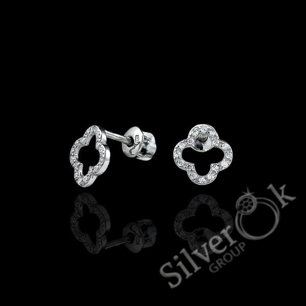 Сережки Конюшина А-82538 (Родовані) - Зображення 1