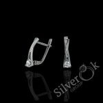 Вишукані сережки з фіанітом А-82722 (Родовані)