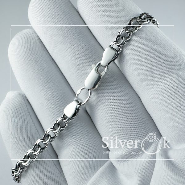 Ланцюжок Плоский Бісмарк 6007/10 (4.0мм) - Зображення 3