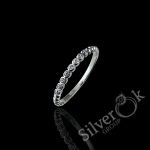 Каблучка з фіанітами 3968 (Родована)