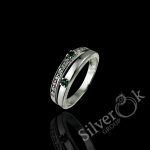 Подвійна каблучка А-71057 (Родована)