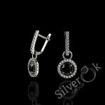 Сережки зі з’ємною підвіскою А-82078 (Родовані)