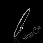 Браслет Корд (2мм) (Родований)