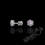 Сережки Квіточки на закрутках А-72226 (Родовані) - Зображення 5