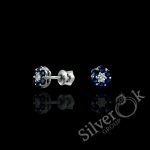 Сережки Квіточки на закрутках А-72226 (Родовані) - Зображення 4