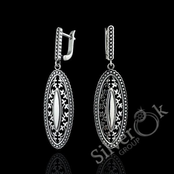 Ажурні сережки 82077 - Зображення 1