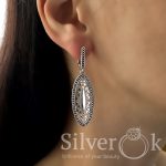 Ажурні сережки 82077 - Зображення 2