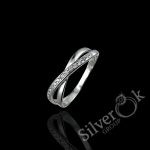 Каблучка з фіанітами А-81068 (Родована)