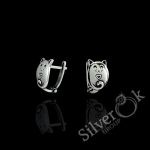 Дитячі сережки Киці А-82836