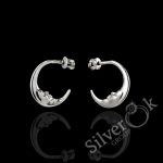 Сережки Місяць А-82861 (Родовані)