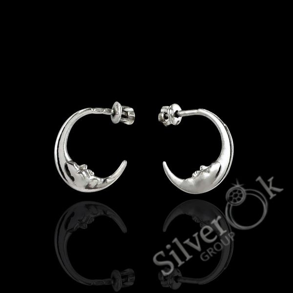 Сережки Місяць А-82861 (Родовані) - Зображення 1