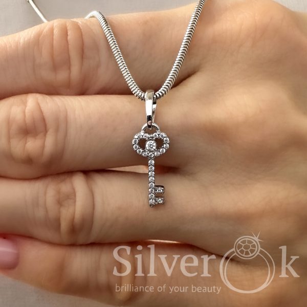 Підвіска маленький Ключик А-74492 (Родована) - Зображення 2