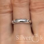 Каблучка з візерунком А-81752 - Зображення 2