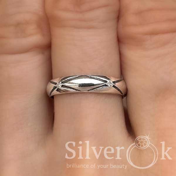 Каблучка з візерунком А-81752 - Зображення 2