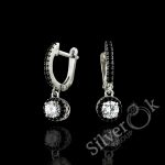 Сережки з фіанітами А-82106 (Родовані)