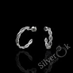 Сережки Косичка А-82138 (Родовані)