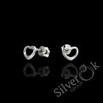 Сережки Сердечка А-82702 (Родовані)