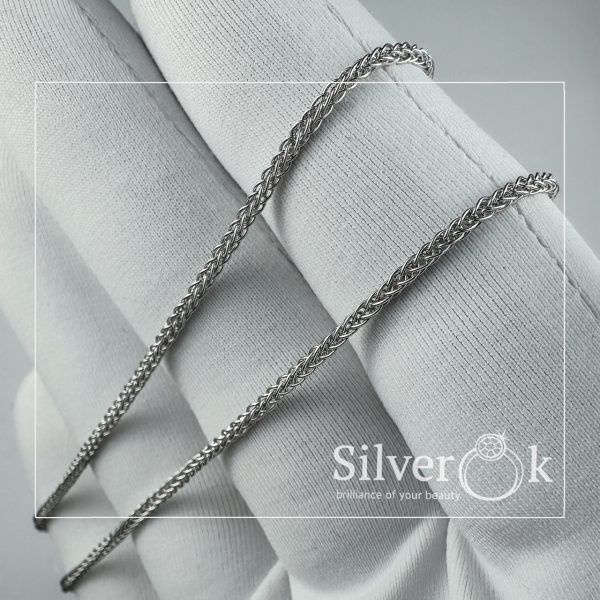 Ланцюжок Колосок (1.5мм) (Родований) - Зображення 2