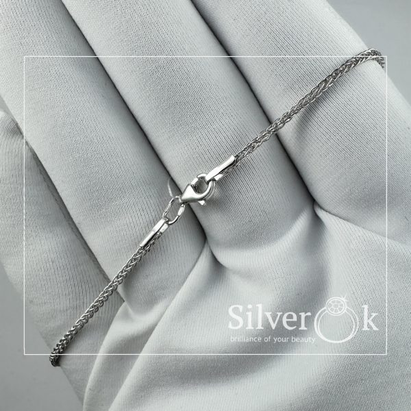 Ланцюжок Колосок (1.5мм) (Родований) - Зображення 3