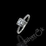 Каблучка з фіанітами А-81025 (Родована)