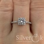 Каблучка з фіанітами А-81025 (Родована) - Зображення 2