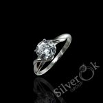 Каблучка з фіанітом А-81056 (Родована)