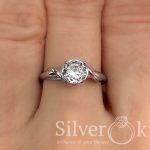 Каблучка з фіанітом А-81056 (Родована) - Зображення 2