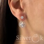 Сережки джекети Роза Вітрів 82101 - Зображення 2