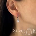 Сережки з Деревом А-82666 (Родовані) - Зображення 2