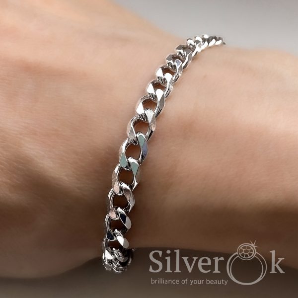 Браслет Панцир (5мм) (Родований) - Зображення 2