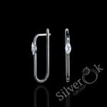 Стильні сережки 4954-2 (Родовані)