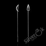 Сережки протяжки 40045 (Родовані)