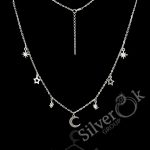 Кольє Луна та Зірки А-86061 (Родоване)