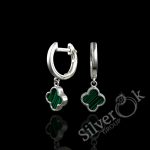 Сережки з Конюшиною 40056/1 (Родовані)