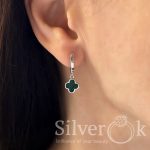 Сережки з Конюшиною 40056/1 (Родовані) - Зображення 2