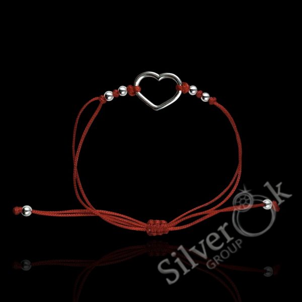 Браслет з Серцем А-75303 (Родований) - Зображення 1